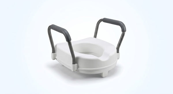 Raised Toilet Seat with Arms