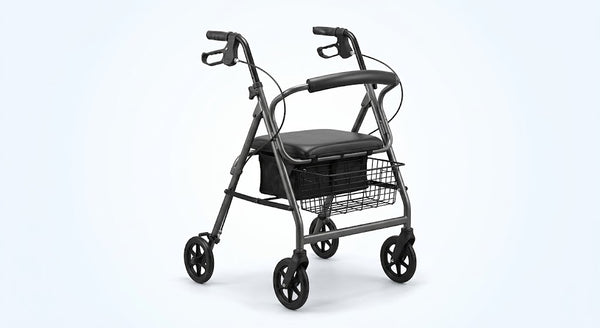 Lightweight Rollator with Seat